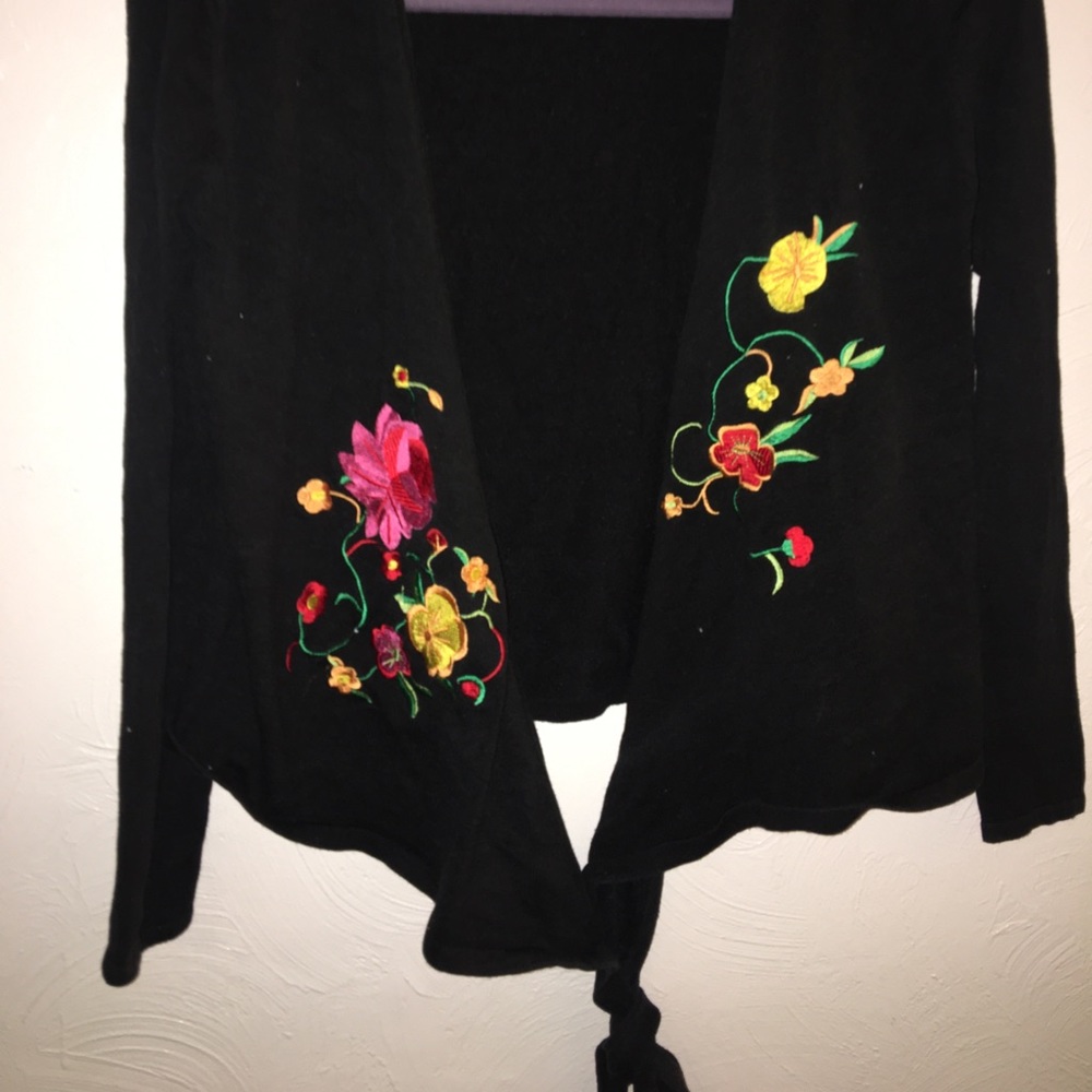 VINTAGE ballerina wrap sweater